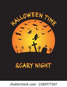 Halloween t-shirt design, Halloween time t-shirt design.