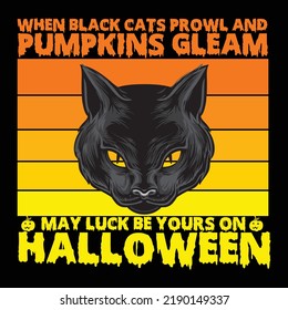 Halloween T-shirt design Trendy vector