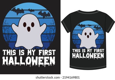 Halloween t-shirt design .Trick or Tequila Halloween Funny vector T-Shirt Design. Halloween Saying, Quotes, Poster  Background.