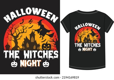Halloween t-shirt design .Trick or Tequila Halloween Funny vector T-Shirt Design. Halloween Saying, Quotes, Poster  Background.