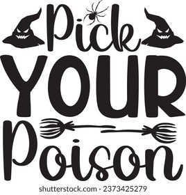 Halloween T-shirt design, Typography design