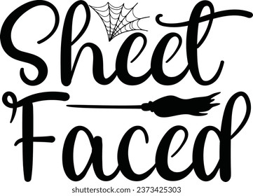 Halloween T-shirt design, Typography design