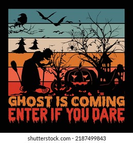 Halloween t-shirt design for Halloween t-shirt vector