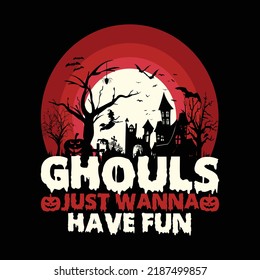 Halloween t-shirt design for Halloween t-shirt vector