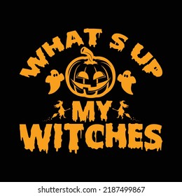 Halloween-T-Shirt-Design für Halloween-T-Shirt-Vektorgrafik
