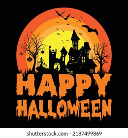 Halloween t-shirt design for Halloween t-shirt vector