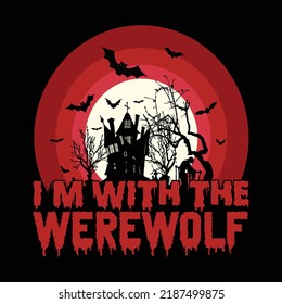Halloween t-shirt design for Halloween t-shirt vector