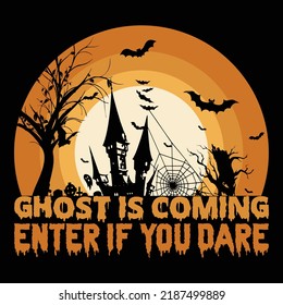 Diseño de camisetas de Halloween para el vector de camisetas de Halloween