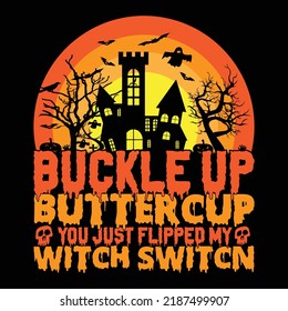 Halloween t-shirt design for Halloween t-shirt vector