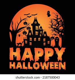 Halloween t-shirt design for Halloween t-shirt vector