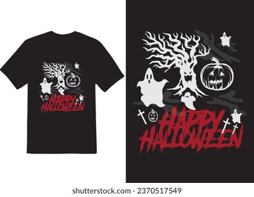 Halloween t-shirt design. Halloween t-shirt vector