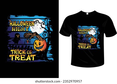HALLOWEEN T-SHIRT DESIGN VECTOR ART,PUMPKIN,GHOAST,WING.