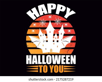 Halloween t-shirt design vector file