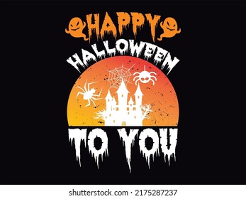 Halloween t-shirt design vector file