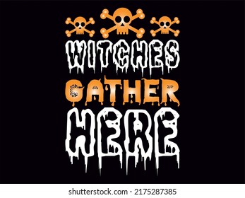 Halloween t-shirt design vector file