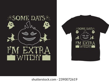 Halloween T-shirt design and vector file