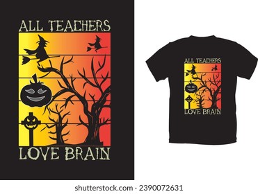 Halloween T-shirt design and vector file