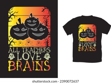 Halloween T-shirt design and vector file
