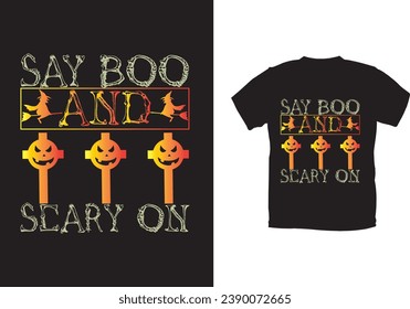 Halloween T-shirt design and vector file
