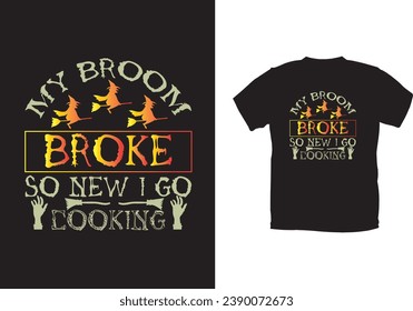 Halloween T-shirt design and vector file