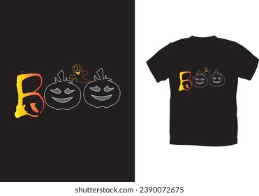 Halloween T-shirt design and vector file