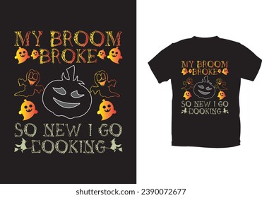 Halloween T-shirt design and vector file