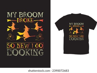 Halloween T-shirt design and vector file