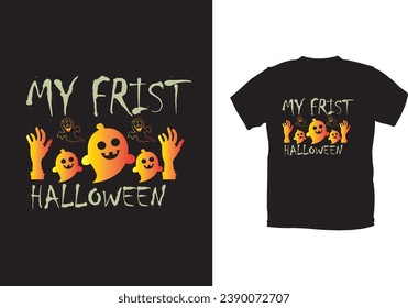 Halloween T-shirt design and vector file