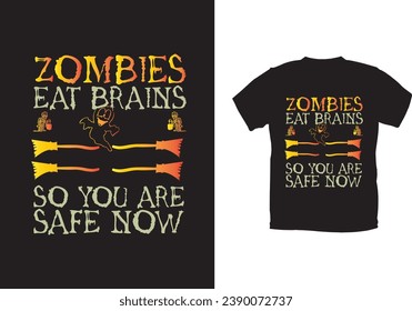 Diseño de camisetas de Halloween y archivo vectorial