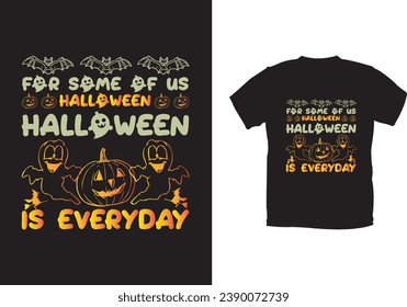 Halloween T-shirt design and vector file