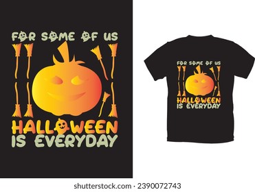 Halloween T-shirt design and vector file