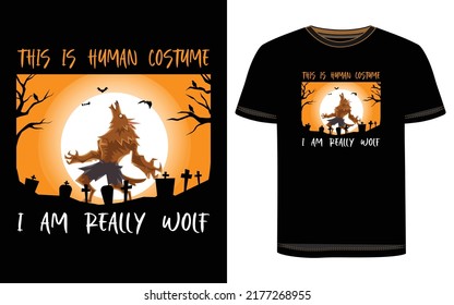 Halloween T-Shirt Design. Halloween Vector Graphic. Halloween T-Shirt illustration.  Beautiful and eye catching Halloween vector