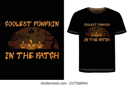 Halloween T-Shirt Design. Halloween Vector Graphic. Halloween T-Shirt illustration.  Beautiful and eye catching Halloween vector