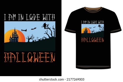 Halloween T-Shirt Design. Halloween Vector Graphic. Halloween T-Shirt illustration.  Beautiful and eye catching Halloween vector