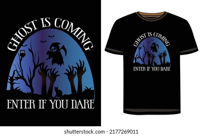Halloween T-Shirt Design. Halloween Vector Graphic. Halloween T-Shirt illustration.  Beautiful and eye catching Halloween vector
