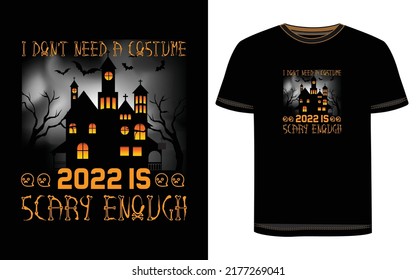Halloween T-Shirt Design. Halloween Vector Graphic. Halloween T-Shirt illustration.  Beautiful and eye catching Halloween vector