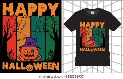 Halloween T-Shirt Design vector Graphic template.Halloween t-shirt illustration. Horns head devil t shirt design.Beautiful and eye catching vector. Halloween party costume with print-ready File.