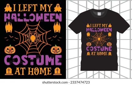 Vector de diseño de camiseta de Halloween Plantilla gráfica. Ilustración de camiseta de Halloween. Diseño de camisetas del diablo de la cabeza del cuerno. Hermoso y atractivo vector. Disfraz de fiesta de Halloween con archivo listo para imprimir.