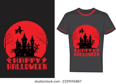 Halloween T-Shirt Design. Halloween Vector Graphic. Halloween T-Shirt