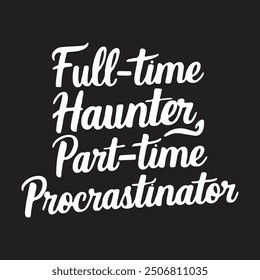 Diseño de la camiseta de Halloween, gráfico de Vector, ilustración de tipografía sobre un fondo negro