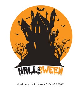 Halloween T-Shirt Design Vector Illustration.