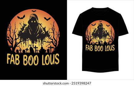 Halloween T-shirt Design. Halloween Vector design. Halloween Illustration T-shirt Design For Your Business. Halloween T-shirt Design.