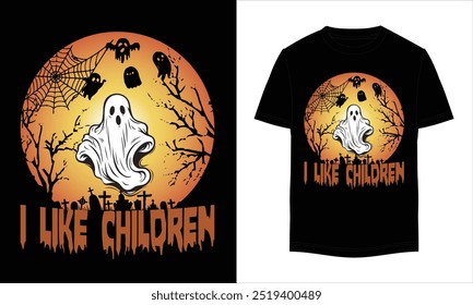 Design de camiseta de Halloween. Design de vetor de Halloween. Design de camiseta de ilustração de Halloween para o seu negócio. Design de camiseta de Halloween.