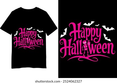 Halloween T-shirt design vector illustration 