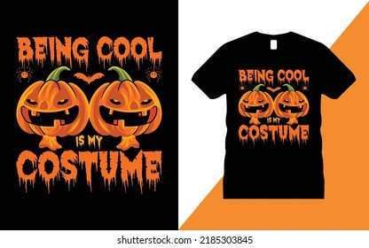 Halloween t-shirt design Vector. T shirt, Pumpkin, Spider, Halloween T shirt, Halloween T-shirt,
