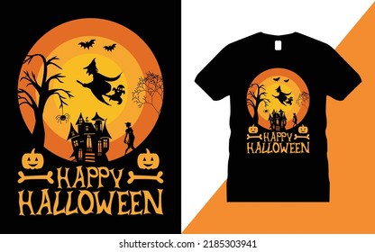 Halloween t-shirt design Vector. T shirt, Pumpkin, Spider, Halloween T shirt, Halloween T-shirt,
