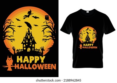 Halloween t-shirt design vector and typography templet 