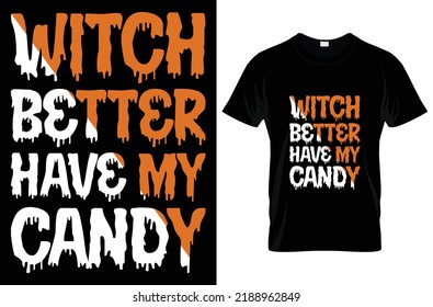 Halloween t-shirt design vector and typography templet 