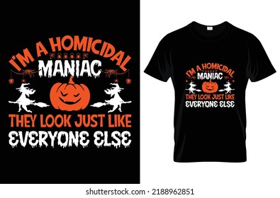 Halloween t-shirt design vector and typography templet 