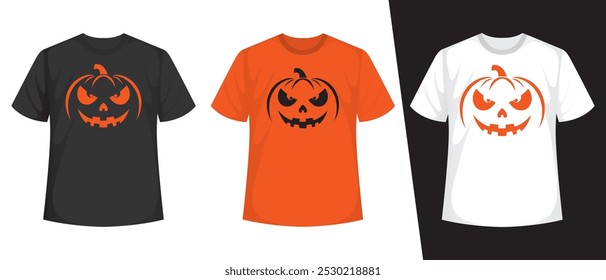 Halloween t-shirt designs for Halloween holiday, Vector Halloween elements, Witch pumpkin ghost, scary boo Tshirt design